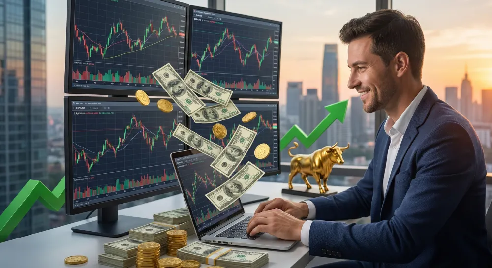 درآمد دلاری از فارکس